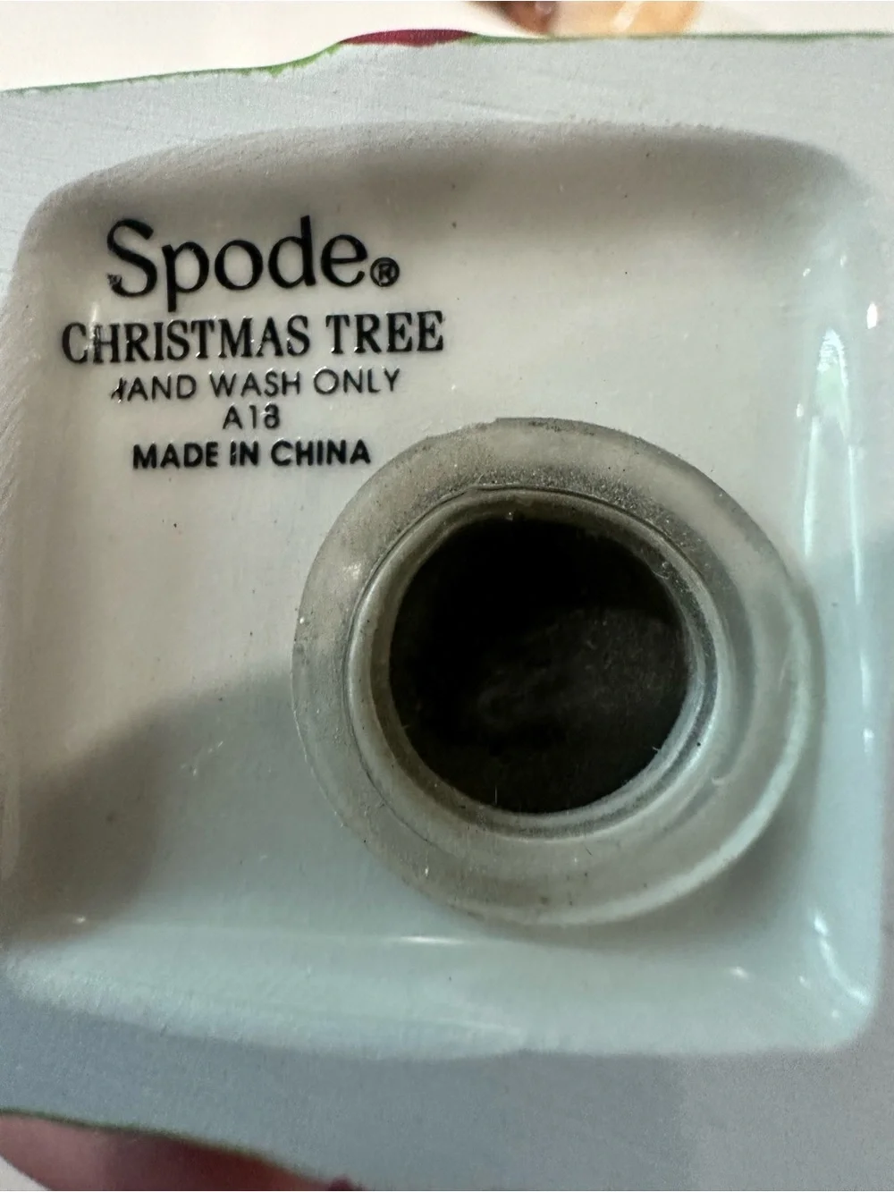 SPODE CHRISTMAS TREE SANTA SALT & GIFT BOX PEPPER SET 4.5